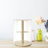 Maxbell Figure Display Case 360° Rotatable Desktop for Dolls Small Toys Collectibles Two Layer