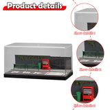 Maxbell 1/64 Model Car Display Case for Sports Car Simulation Backdrop Parking Space Style A