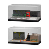 Maxbell 1/64 Model Car Display Case for Sports Car Simulation Backdrop Parking Space Style A