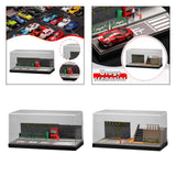 Maxbell 1/64 Model Car Display Case for Sports Car Simulation Backdrop Parking Space Style A