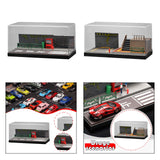 Maxbell 1/64 Model Car Display Case for Sports Car Simulation Backdrop Parking Space Style A