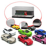 Maxbell 1/64 Model Car Display Case for Sports Car Simulation Backdrop Parking Space Style A