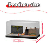 Maxbell 1/64 Model Car Display Case for Sports Car Simulation Backdrop Parking Space Style B