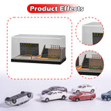 Maxbell 1/64 Model Car Display Case for Sports Car Simulation Backdrop Parking Space Style B