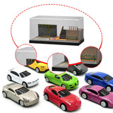 Maxbell 1/64 Model Car Display Case for Sports Car Simulation Backdrop Parking Space Style B