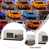 Maxbell 1/64 Model Car Display Case for Sports Car Simulation Backdrop Parking Space Style B