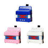 Maxbell Kids Accordion Toy Toy Accordion for Children for Outdoor Play Birthday Gift Blue