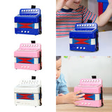 Maxbell Kids Accordion Toy Toy Accordion for Children for Outdoor Play Birthday Gift Blue