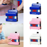 Maxbell Kids Accordion Toy Toy Accordion for Children for Outdoor Play Birthday Gift Blue