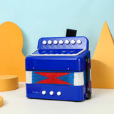 Maxbell Kids Accordion Toy Toy Accordion for Children for Outdoor Play Birthday Gift Blue