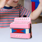 Maxbell Kids Accordion Toy Toy Accordion for Children for Outdoor Play Birthday Gift Pink