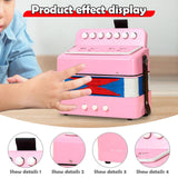 Maxbell Kids Accordion Toy Toy Accordion for Children for Outdoor Play Birthday Gift Pink