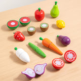 Maxbell Cutting Play Food Toys Pretend Play Kitchen Accessories for 3+ Year Old Kids Fruits