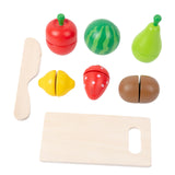 Maxbell Cutting Play Food Toys Pretend Play Kitchen Accessories for 3+ Year Old Kids Fruits