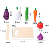 Maxbell Cutting Play Food Toys Pretend Play Kitchen Accessories for 3+ Year Old Kids Vegetables