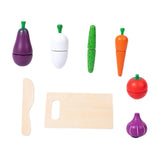 Maxbell Cutting Play Food Toys Pretend Play Kitchen Accessories for 3+ Year Old Kids Vegetables