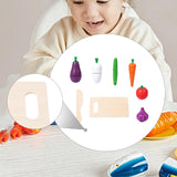 Maxbell Cutting Play Food Toys Pretend Play Kitchen Accessories for 3+ Year Old Kids Vegetables