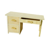 Maxbell Dollhouse Furniture Miniature  for 1: 12 Dollhouse Decor 12x5x6.5cm Desk