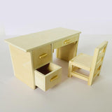 Maxbell Dollhouse Furniture Miniature  for 1: 12 Dollhouse Decor 12x5x6.5cm Desk
