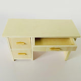 Maxbell Dollhouse Furniture Miniature  for 1: 12 Dollhouse Decor 12x5x6.5cm Desk