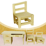 Maxbell Dollhouse Furniture Miniature  for 1: 12 Dollhouse Decor 4x6cm Chair