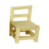 Maxbell Dollhouse Furniture Miniature  for 1: 12 Dollhouse Decor 4x6cm Chair