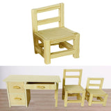 Maxbell Dollhouse Furniture Miniature  for 1: 12 Dollhouse Decor 4x6cm Chair