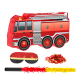Maxbell Fire Truck Pinata Firetruck Birthday Party Supplies for Celebration Birthday