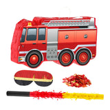 Maxbell Fire Truck Pinata Firetruck Birthday Party Supplies for Celebration Birthday