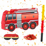 Maxbell Fire Truck Pinata Firetruck Birthday Party Supplies for Celebration Birthday