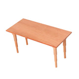 Maxbell Dollhouse Wooden Table Dioramas 1:12 Doll House Table Model for DIY Projects