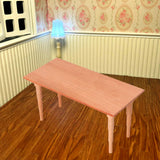 Maxbell Dollhouse Wooden Table Dioramas 1:12 Doll House Table Model for DIY Projects