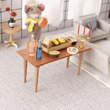 Maxbell Dollhouse Wooden Table Dioramas 1:12 Doll House Table Model for DIY Projects