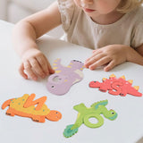 Maxbell Wooden Alphabet Animal Puzzles Abc Puzzles for Kids Ages 3-5 up Gifts