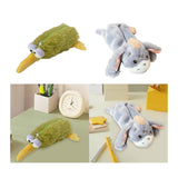 Maxbell Plush Pencil Case Zipper Closure Creative Pencil Bag for Kids