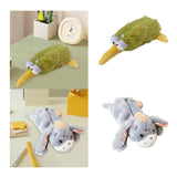 Maxbell Plush Pencil Case Zipper Closure Creative Pencil Bag for Kids