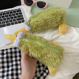 Maxbell Plush Pencil Case Zipper Closure Creative Pencil Bag for Kids