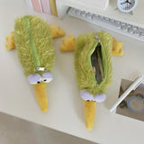 Maxbell Plush Pencil Case Zipper Closure Creative Pencil Bag for Kids