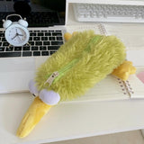 Maxbell Plush Pencil Case Zipper Closure Creative Pencil Bag for Kids