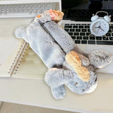 Maxbell Plush Pencil Case Zipper Closure Creative Pencil Bag for Kids