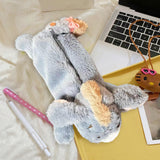 Maxbell Plush Pencil Case Zipper Closure Creative Pencil Bag for Kids