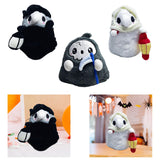 Maxbell Spooky Glowing Halloween Stuffed Animal Toy Cute Lightweight Festive Cushion Doctor
