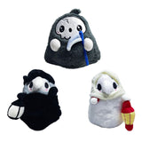 Maxbell Spooky Glowing Halloween Stuffed Animal Toy Cute Lightweight Festive Cushion Doctor