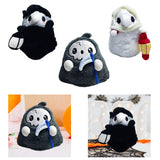 Maxbell Spooky Glowing Halloween Stuffed Animal Toy Cute Lightweight Festive Cushion Doctor