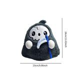 Maxbell Spooky Glowing Halloween Stuffed Animal Toy Cute Lightweight Festive Cushion Grim Reaper