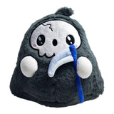 Maxbell Spooky Glowing Halloween Stuffed Animal Toy Cute Lightweight Festive Cushion Grim Reaper