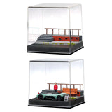 Maxbell 1/64 Scale Model Car Display Case DIY Car Parking Scene for Sports Car Decor