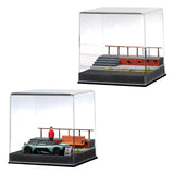 Maxbell 1/64 Scale Model Car Display Case DIY Car Parking Scene for Sports Car Decor