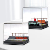 Maxbell 1/64 Scale Model Car Display Case DIY Car Parking Scene for Sports Car Decor