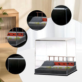 Maxbell 1/64 Scale Model Car Display Case DIY Car Parking Scene for Sports Car Decor